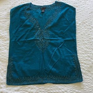 New York & Company Short Sleeve Shirt